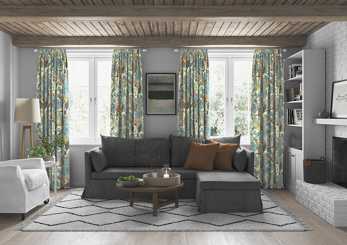 Rain Forest, Henna - Made to Measure Curtains - Image 5